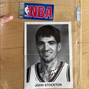 Signed John Stockton